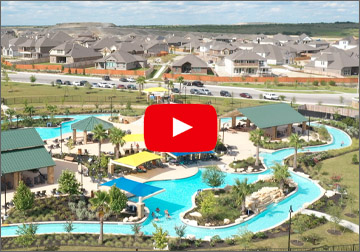 Bird's-eye view of Sunfield's resort-style lazy river