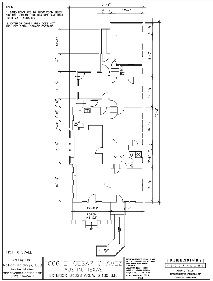 1006 E Cesar Chavez Floorplan Nation Holdings LLC Rachel Nation