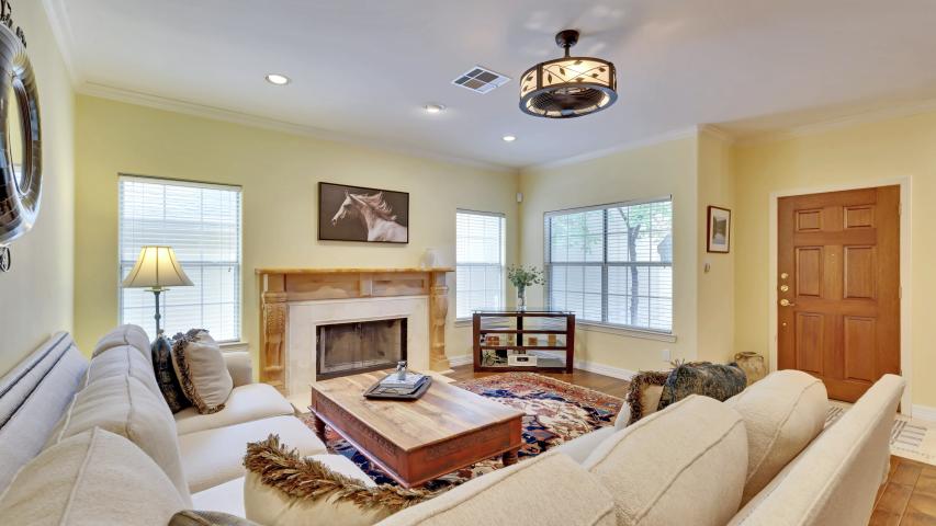 Handsomely redesigned home in the Courtyard.
